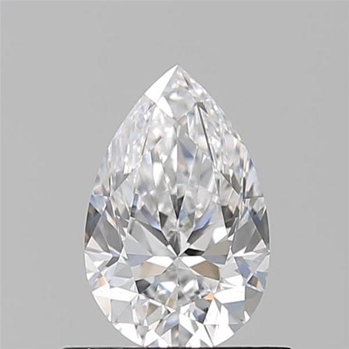 0.7 carat D-VS2 Natūralus Pear Deimantas (1)