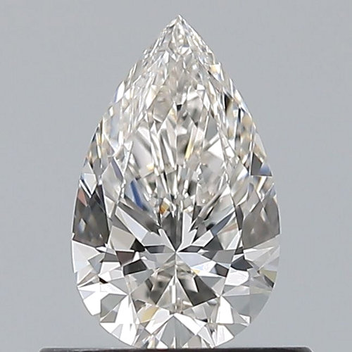0.52 carat H-VVS2 Natūralus Pear Deimantas (1)