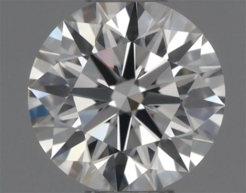 0.32 carat H-VVS1 Excellent cut Natūralus Round Deimantas (1)