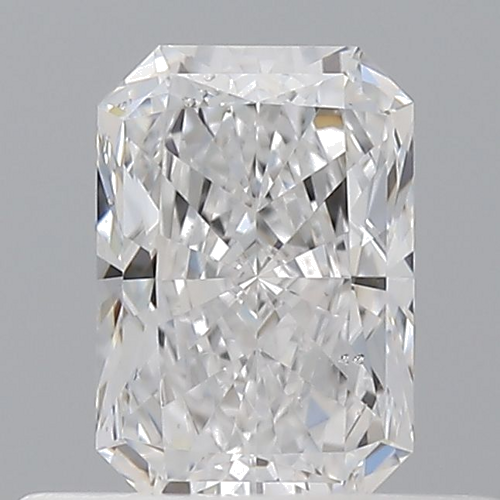 0.5 carat D-SI1 Natūralus Radiant Deimantas (1)