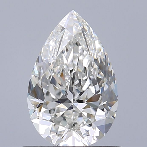 0.81 carat F-IF Natūralus Pear Deimantas (1)