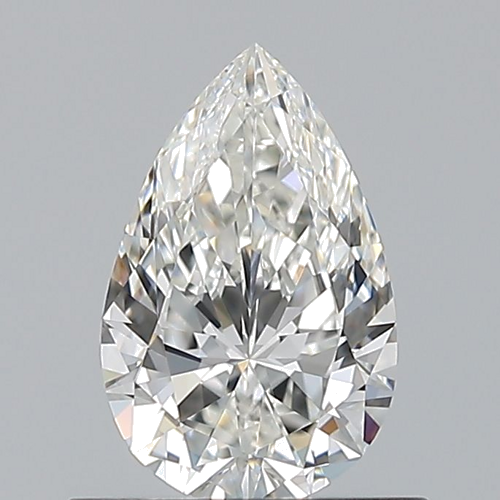 0.6 carat G-VVS1 Natūralus Pear Deimantas (1)