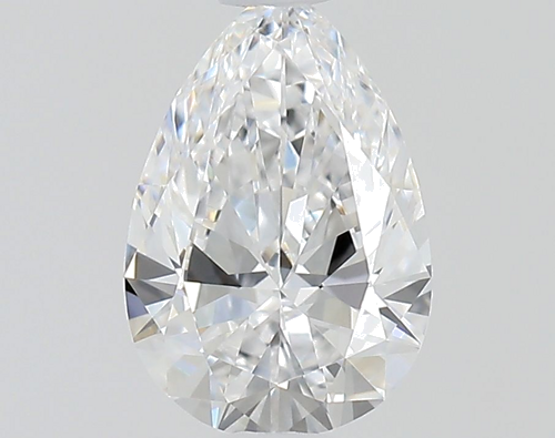 0.58 carat D-IF Natūralus Pear Deimantas (1)