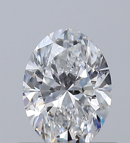 0.5 carat D-VS2 Natūralus Oval Deimantas (1)