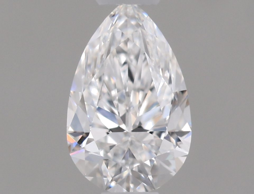 0.32 carat D-VVS1 Natūralus Pear Deimantas (1)