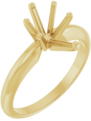 Sužadėtuvių Žiedas „Solitaire“ 585 Geltonojo Aukso Pear Shape 10mm x 6mm (1)