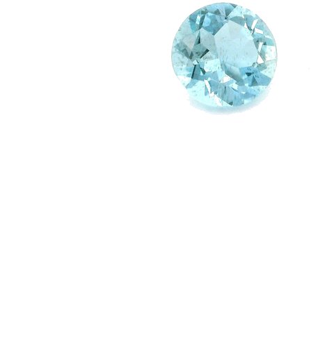 0.4 carat BLUE Round Aquamarine (1)