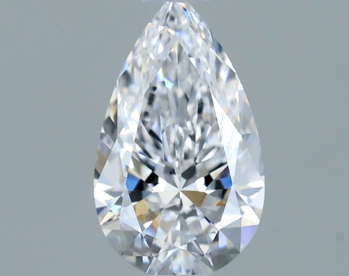 0.5 carat D-IF Natūralus Pear Deimantas (1)