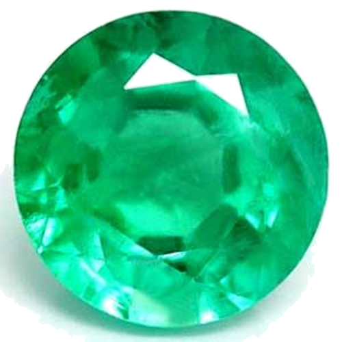0.48 carat GREEN Round Smaragdas (1)