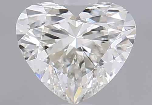 0.64 carat I-VVS1 Natūralus Heart Deimantas (1)