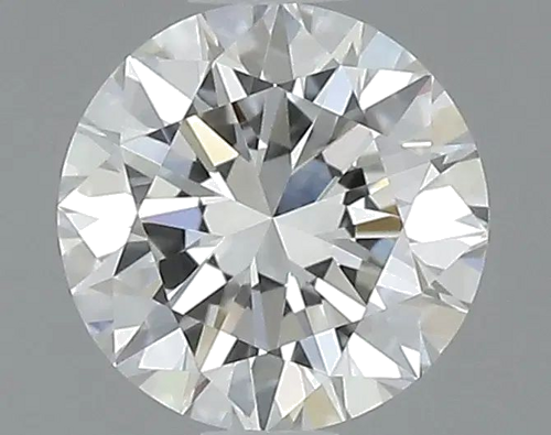 0.52 carat F-VVS2 Excellent cut Natūralus Round Deimantas (1)
