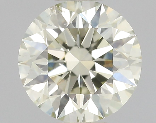 1.5 carat Fancy Grayish Greenish Yellow-SI2 GD cut Natūralus Round Deimantas (1)