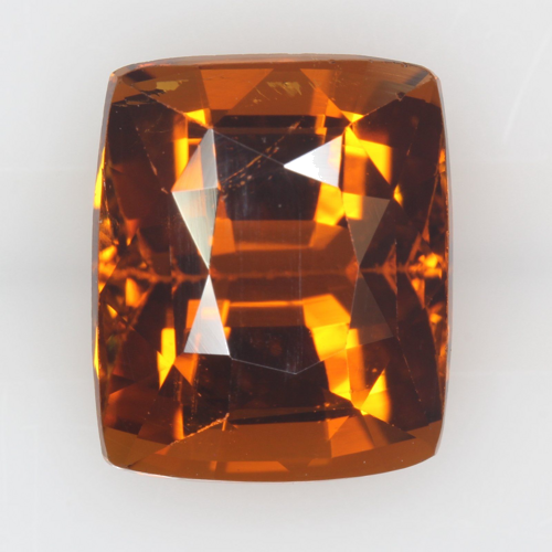 2.93 carat ORANGE Cushion Tourmaline (1)
