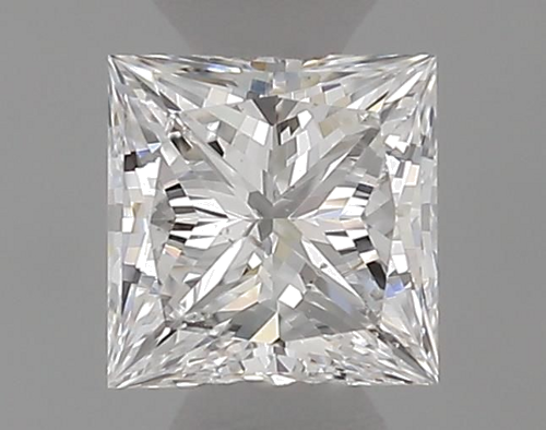 0.35 carat E-SI1 Natūralus Princess Deimantas (1)