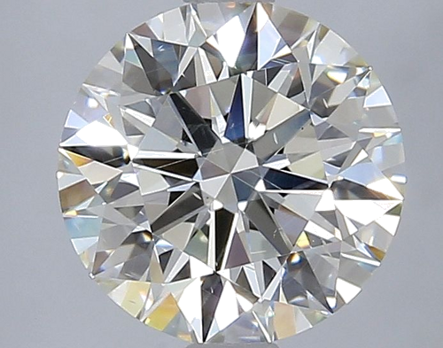 1.62 carat K-SI1 Excellent cut Natūralus Round Deimantas (1)