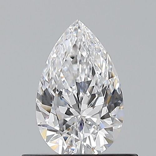 0.5 carat D-VS2 Natūralus Pear Deimantas (1)