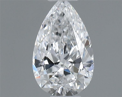 0.3 carat D-VS1 Natūralus Pear Deimantas (1)