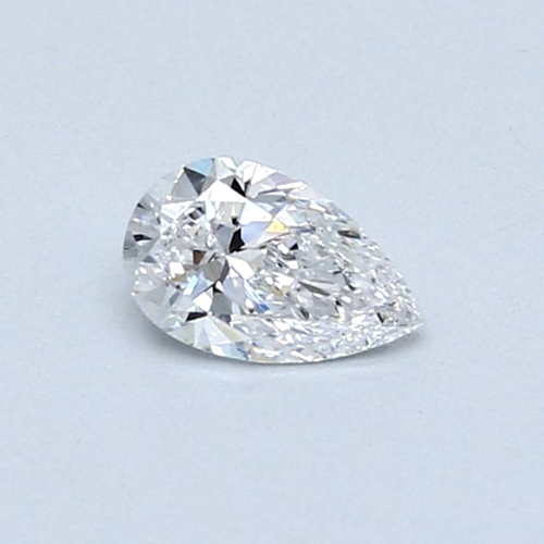 0.31 carat D-VS2 Natūralus Pear Deimantas (1)