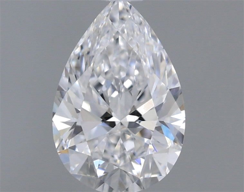 0.51 carat D-VS1 Natūralus Pear Deimantas (1)