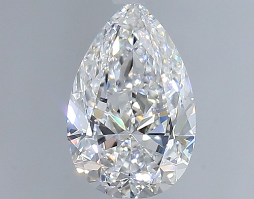 1.0 carat D-VS1 Natūralus Pear Deimantas (1)