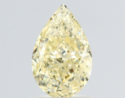 1.39 carat Fancy Light Yellow-VS1 Natūralus Pear Deimantas (1)
