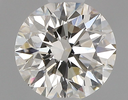 0.51 carat K FAINT BROWN-VVS1 Excellent cut Natūralus Round Deimantas (1)