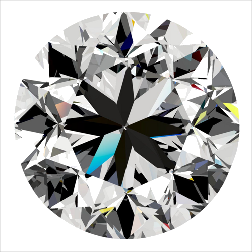 0.3 carat D-VS2 GD cut Natūralus Round Deimantas (1)