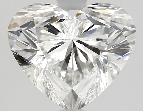 1.9 carat F-VS2 Natūralus Heart Deimantas (1)