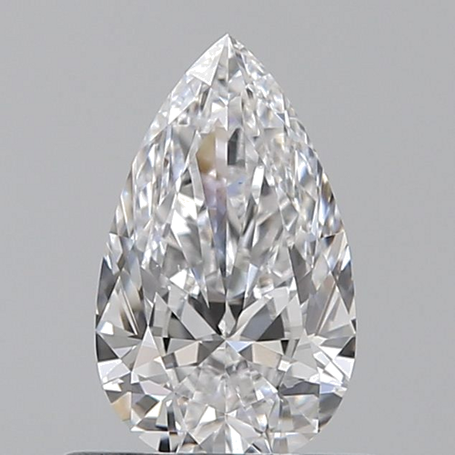 0.5 carat D-VS2 Natūralus Pear Deimantas (1)
