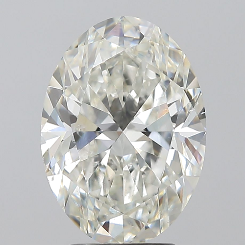 3.52 carat H-SI1 Natūralus Oval Deimantas (1)