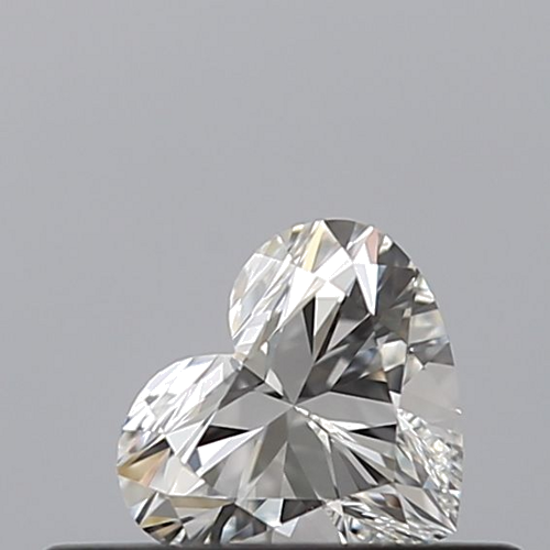 0.3 carat G-VVS2 Natūralus Heart Deimantas (1)