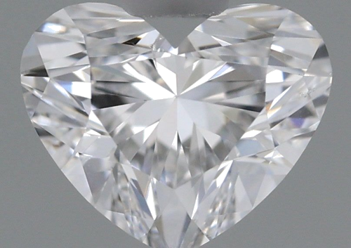 0.5 carat E-SI2 Natūralus Heart Deimantas (1)