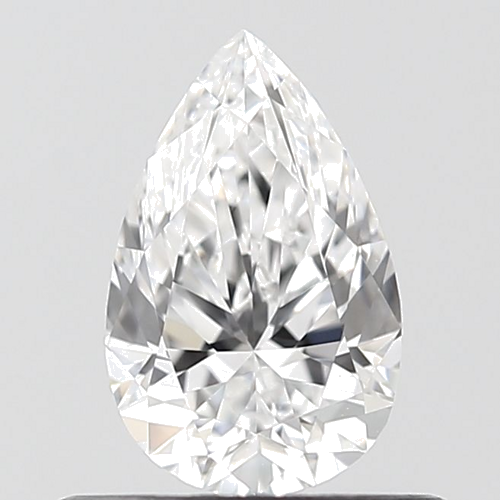 0.52 carat D-VVS1 Natūralus Pear Deimantas (1)