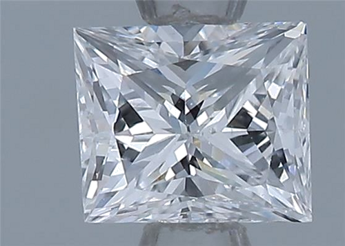 0.53 carat E-VS2 Natūralus Princess Deimantas (1)