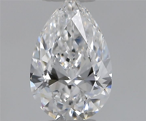 0.4 carat D-VVS1 Natūralus Pear Deimantas (1)