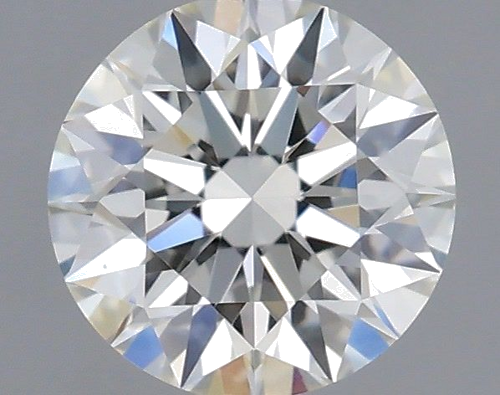 0.38 carat H-VVS1 Excellent cut Natūralus Round Deimantas (1)