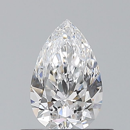 0.51 carat D-VVS2 Natūralus Pear Deimantas (1)