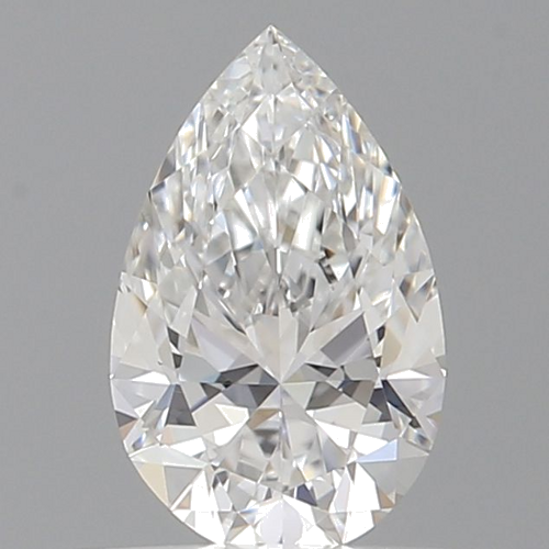 0.51 carat E-VVS1 Natūralus Pear Deimantas (1)