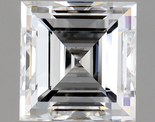 0.5 carat E-VVS1 Natūralus Square Radiant Deimantas (1)