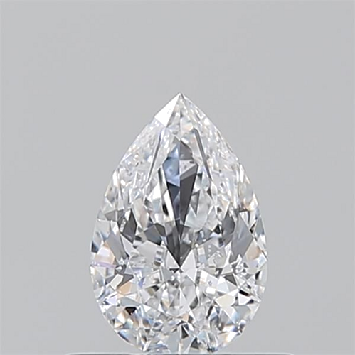 0.51 carat D-SI2 Natūralus Pear Deimantas (1)