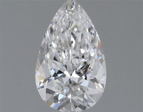 0.5 carat E-SI1 Natūralus Pear Deimantas (1)