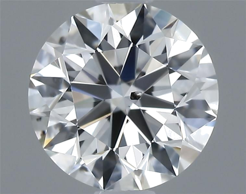 0.65 carat F-SI2 Excellent cut Natūralus Round Deimantas (1)