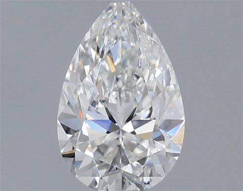 0.7 carat F-VVS2 Natūralus Pear Deimantas (1)