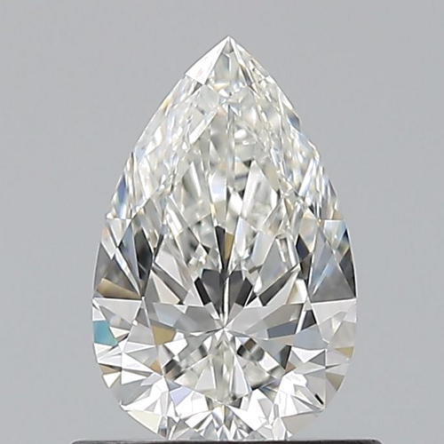0.7 carat H-VS1 Natūralus Pear Deimantas (1)