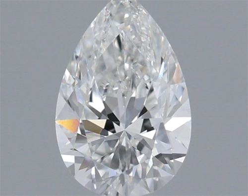 0.4 carat F-VVS2 Natūralus Pear Deimantas (1)