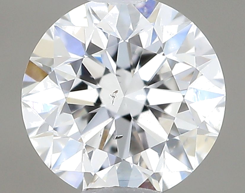 0.5 carat F-SI1 Very Good cut Natūralus Round Deimantas (1)