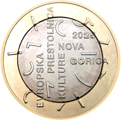 2025 Slovenia European Capital of Culture 3 Euro Coin (2)