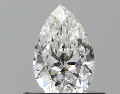 0.4 carat F-VVS2 Natūralus Pear Deimantas (1)