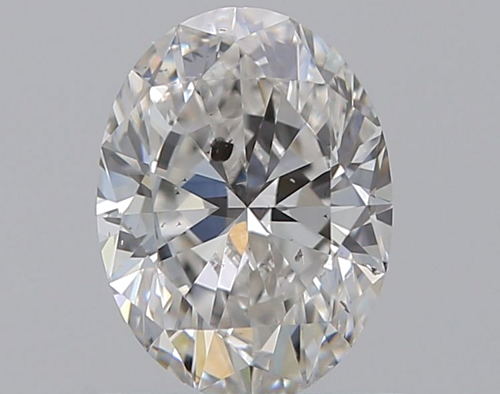 0.72 carat F-SI2 Natūralus Oval Deimantas (1)