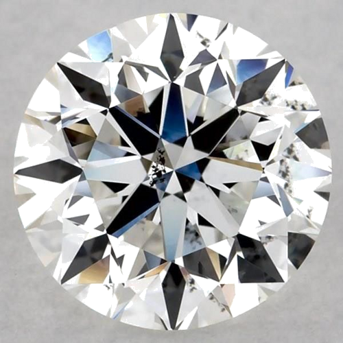 1.51 carat G-SI1 Very Good cut Natūralus Round Deimantas (1)